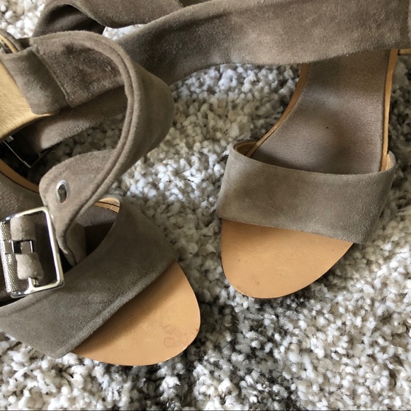 Rag & Bone Damien wedge in warm gray suede - Picture 5 of 10